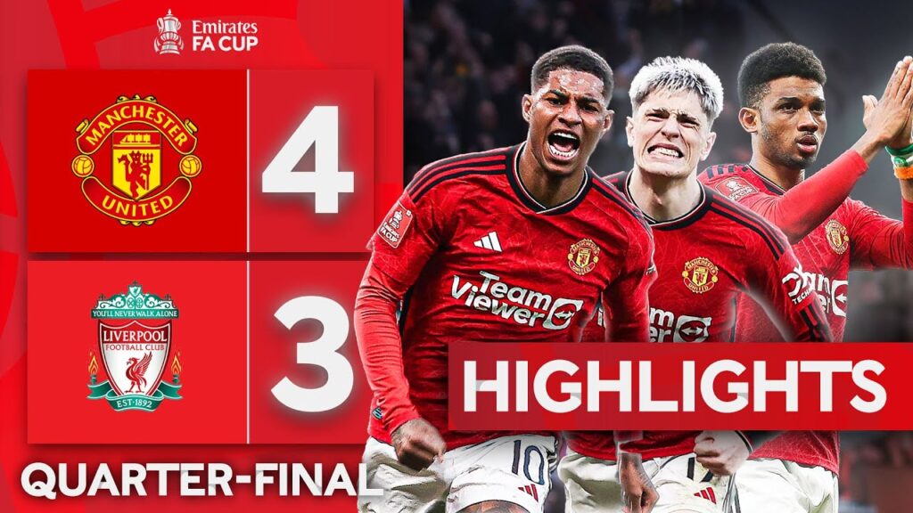 Match highlights of Manchester United vs Liverpool 