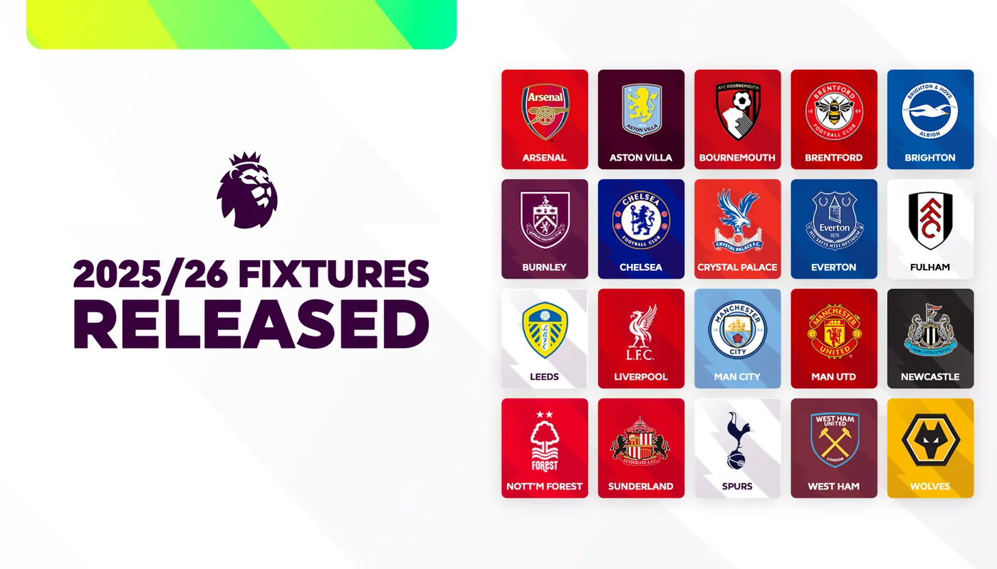 Premier league fixtures 25/2026