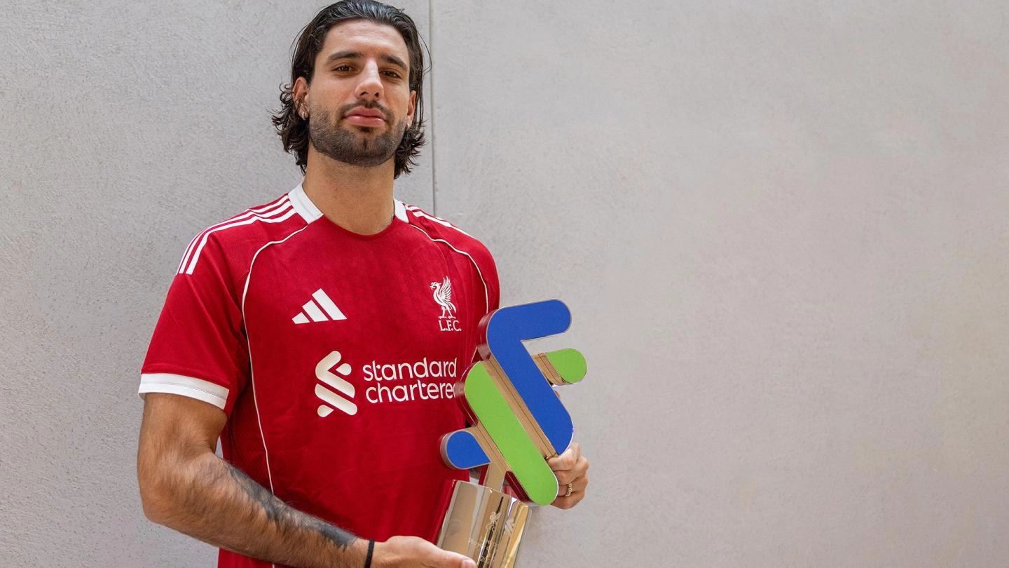 Dominik Szoboszlai wins Liverpool player of the month of August
