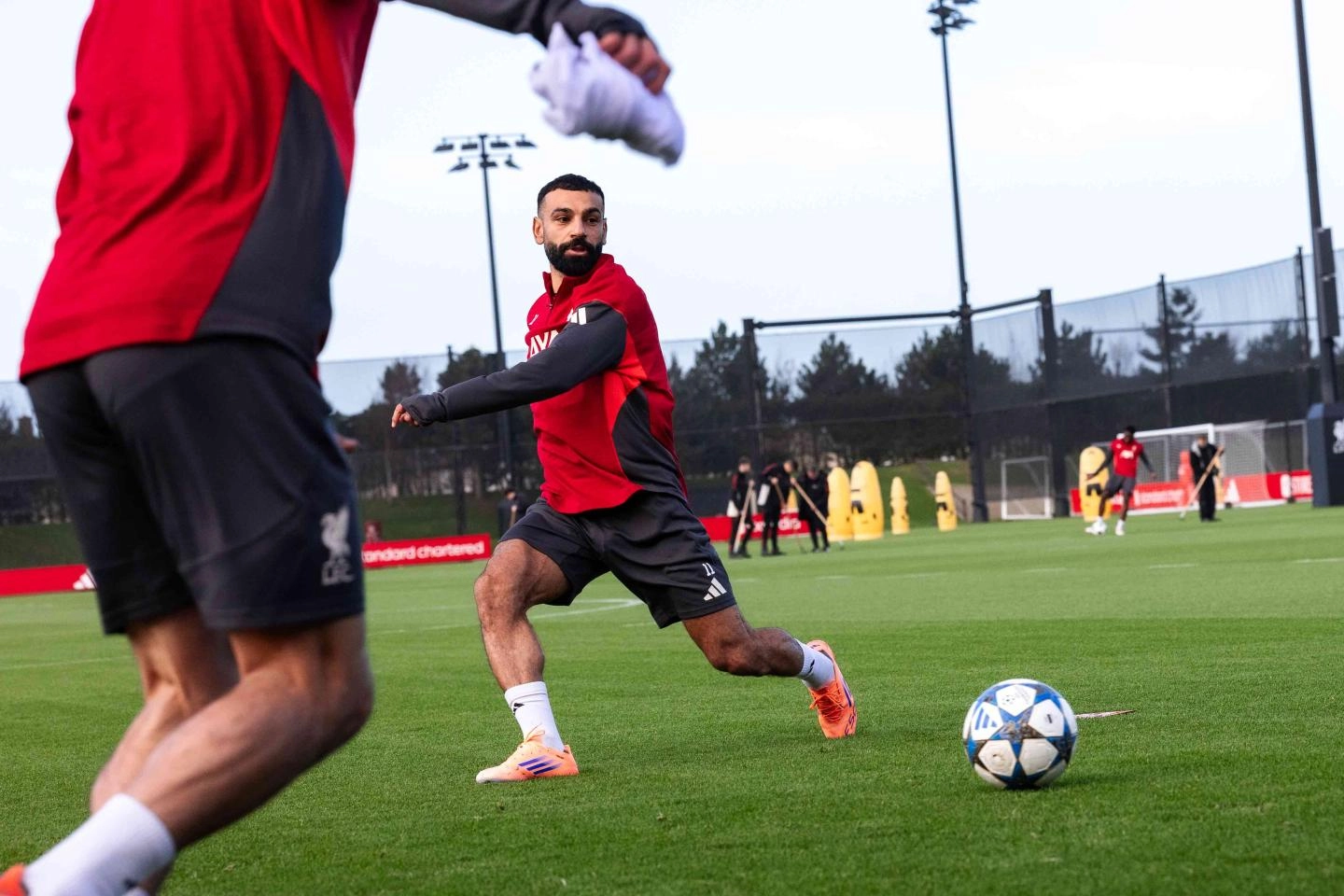 training ahead of inter milan clash