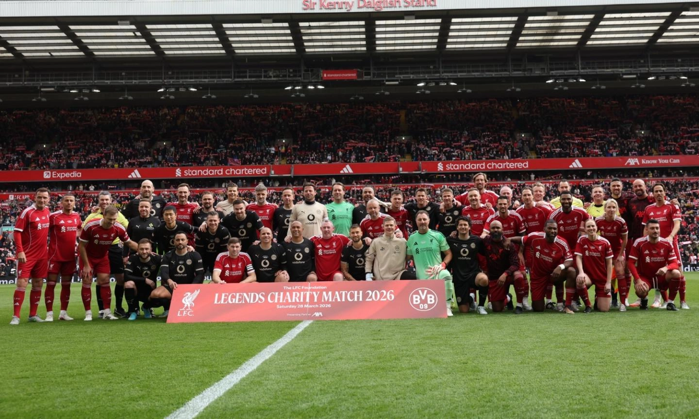 Liverpool legends charity match