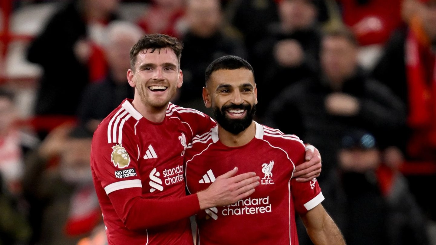 Anfield ready for Salah and Robertson farewell